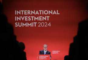 Prime Minister Keir Starmer hosts the UK International Investment Summit at Guildhall. Picture by Simon Dawson / No 10 Downing Street